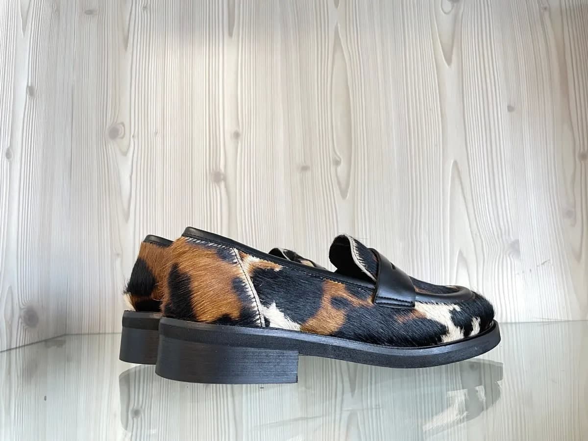 MOSAIQE Mocassino Donna in Pelle Tricolore Mucca in Loafer e mocassini Calzature Durello - Agna, commercioVirtuoso.it