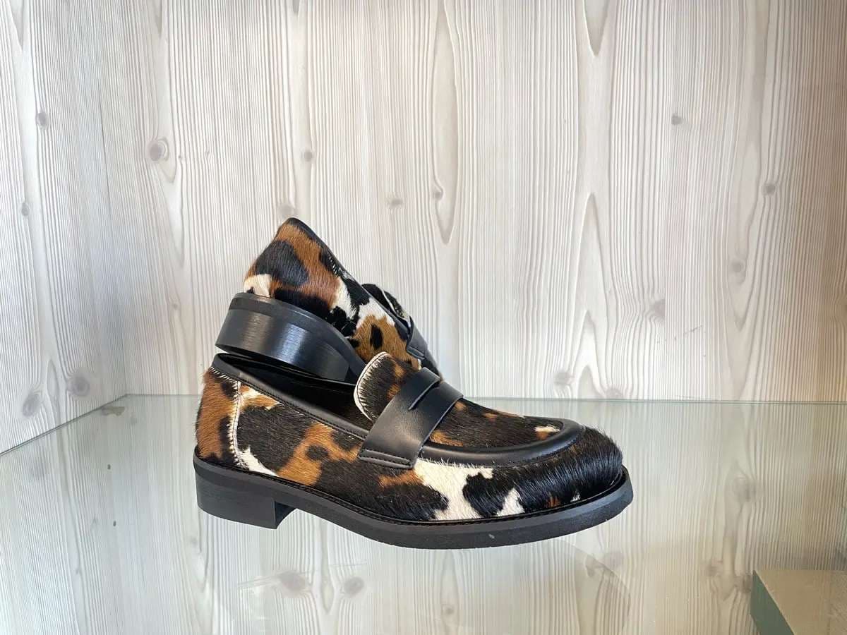 MOSAIQE Mocassino Donna in Pelle Tricolore Mucca in Loafer e mocassini Calzature Durello - Agna, commercioVirtuoso.it