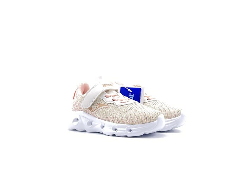 JOMA Sneakers Bambina con Luci Butterfly Beige - 5