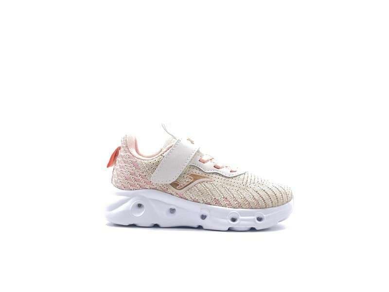 JOMA Sneakers Bambina con Luci Butterfly Beige - 5