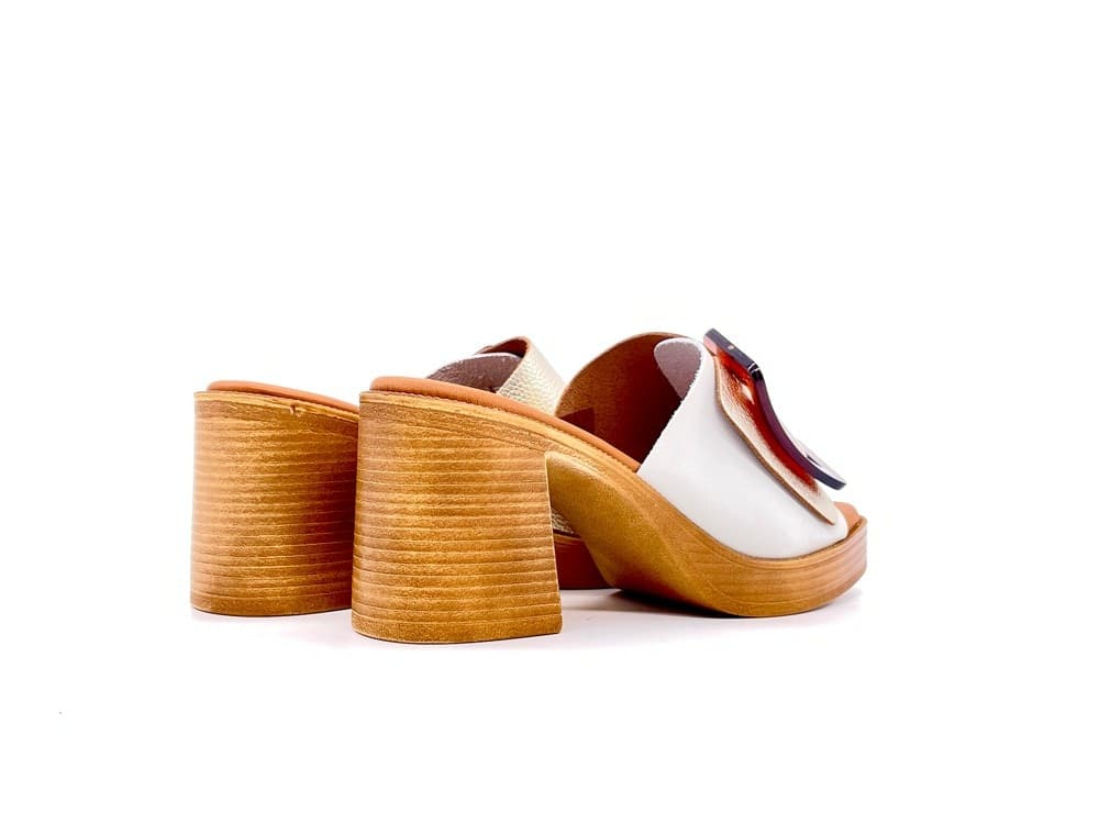LUXDIVE Sabot Donna Platino in Zoccoli Calzature Durello - Agna, commercioVirtuoso.it