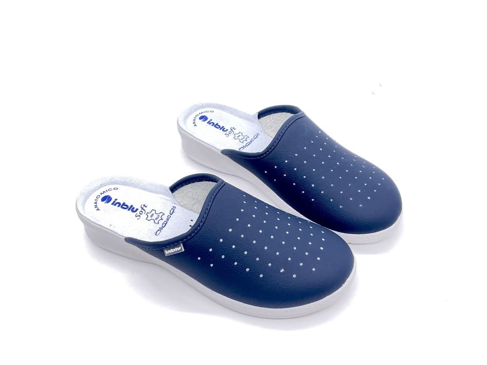 INBLU Sanitario Donna Blu in Pantofole Calzature Durello - Agna, commercioVirtuoso.it