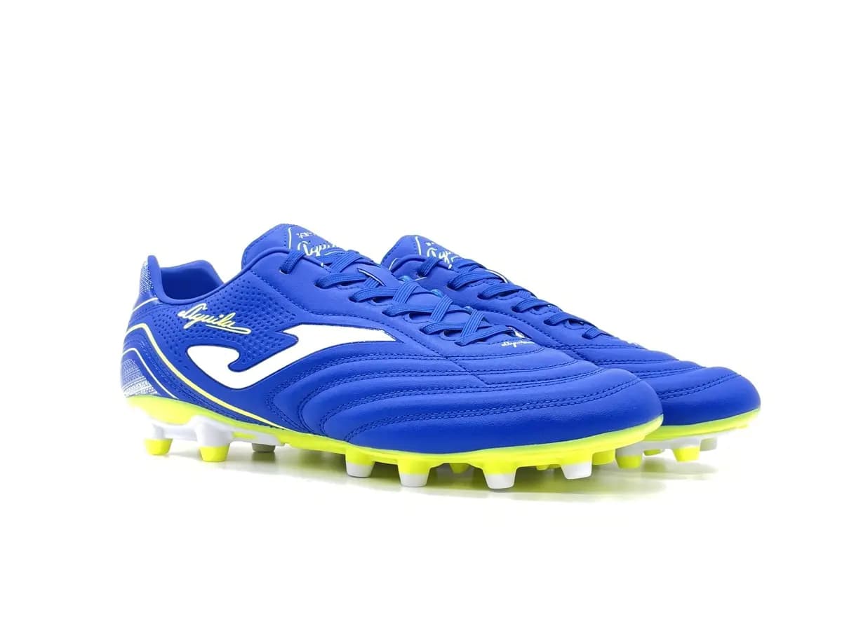 JOMA Scarpa da calcio uomo AGUILA 2504 Royal Blue Yellow - 6