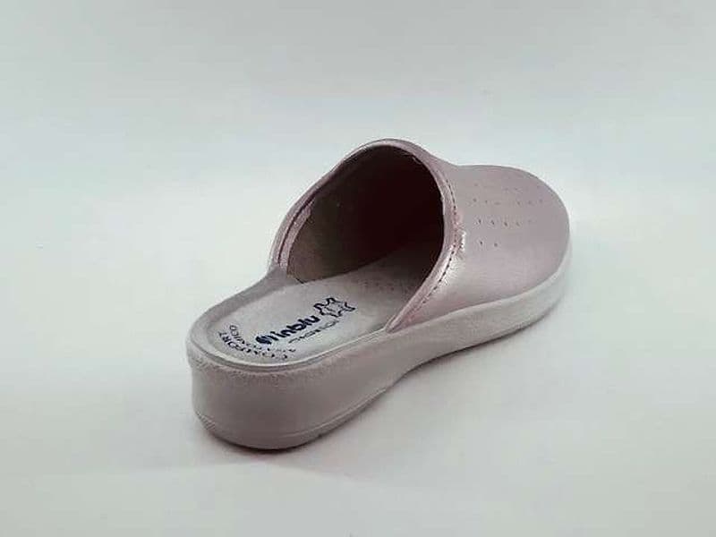 INBLU Ciabatta sanitaria donna rosa metallizzata in Pantofole Calzature Durello - Agna, commercioVirtuoso.it