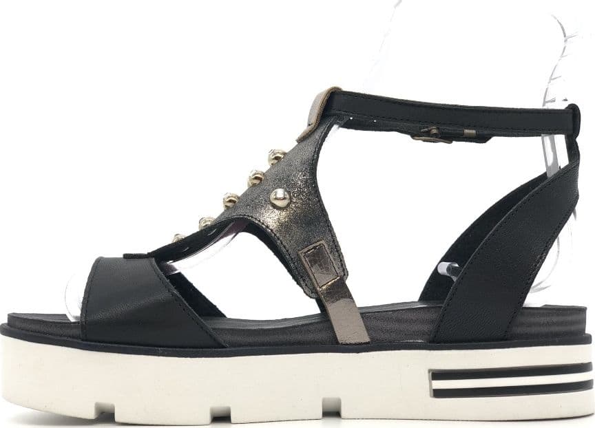 LAURA BIZZARRI Sandali donna 78811 black in Sandali moda Calzature Durello - Agna, commercioVirtuoso.it