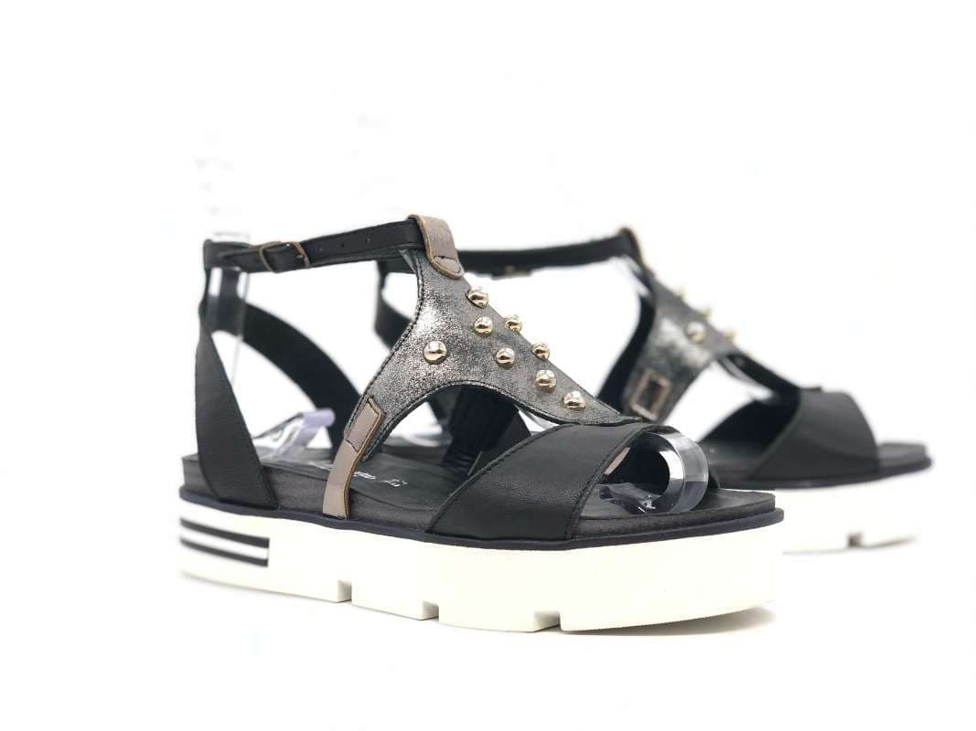 LAURA BIZZARRI Sandali donna 78811 black in Sandali moda Calzature Durello - Agna, commercioVirtuoso.it
