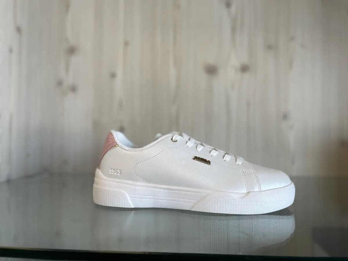 JOMA Sneakers donna PRINCETON LADY bianca perlata e rosa in Sneaker casual Calzature Durello - Agna, commercioVirtuoso.it