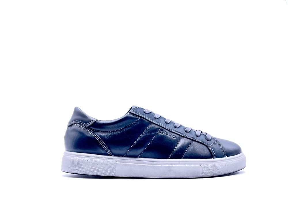 IGI &amp; CO.. Sneakers uomo pelle blu in prodotto Calzature Durello - Agna, commercioVirtuoso.it