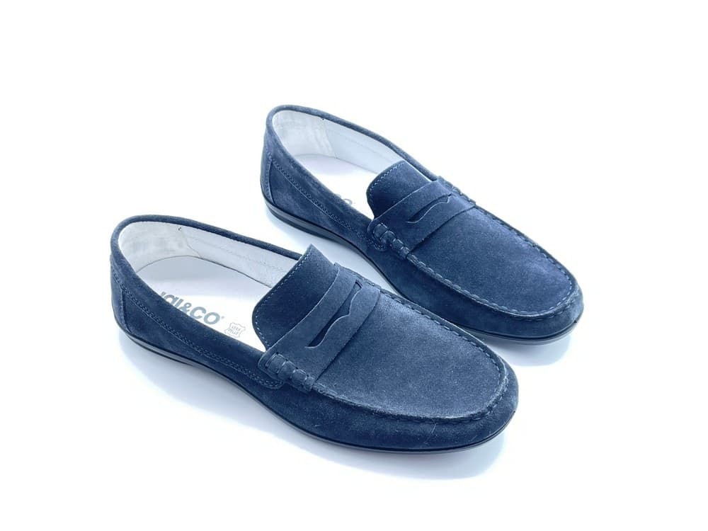 IGI &amp; CO.. Mocassino uomo scamosciato special blu in Loafer e mocassini Calzature Durello - Agna, commercioVirtuoso.it