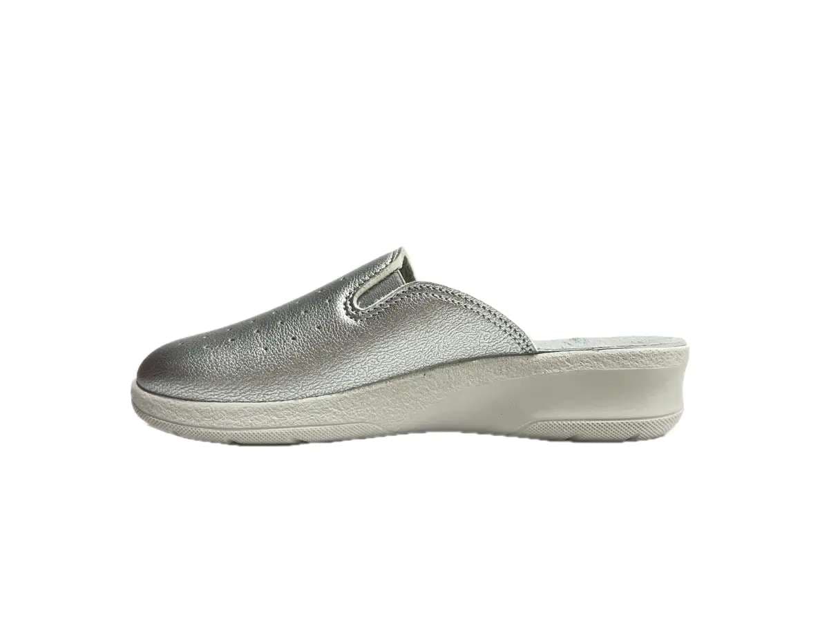 INBLU Ciabatta chiusa con elastici donna argento in Zoccoli Calzature Durello - Agna, commercioVirtuoso.it