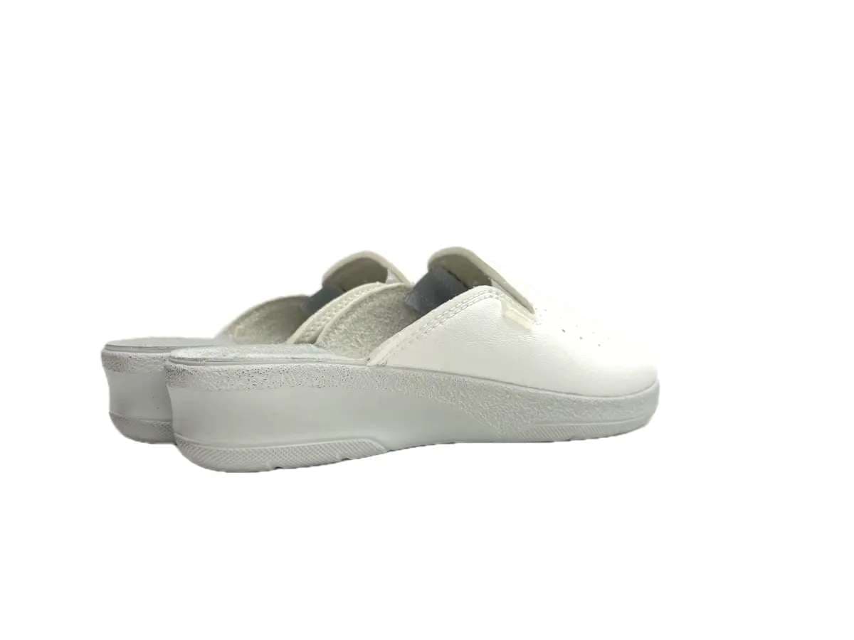 INBLU Ciabatta chiusa con elastici donna bianca in Infradito e ciabatte da spiaggia Calzature Durello - Agna, commercioVirtuoso.it