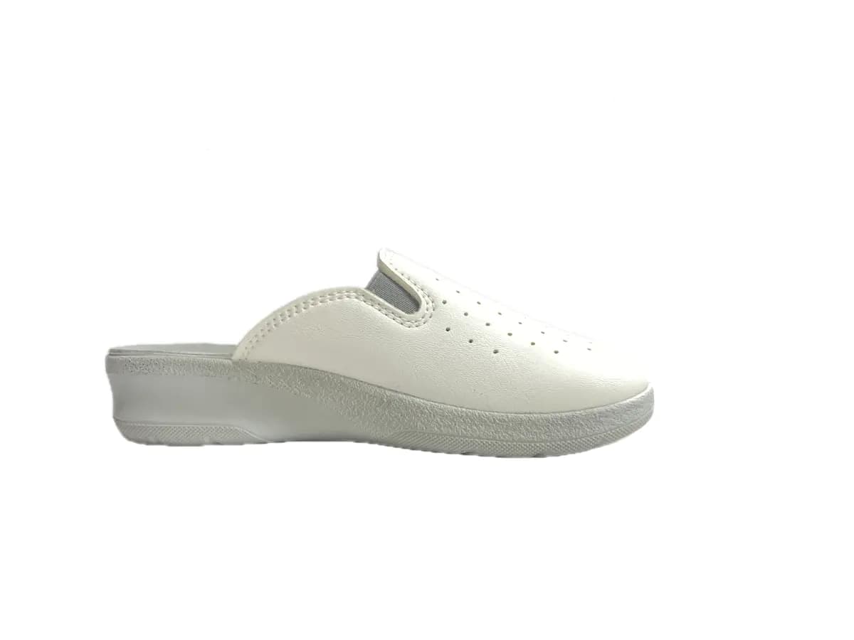 INBLU Ciabatta chiusa con elastici donna bianca in Infradito e ciabatte da spiaggia Calzature Durello - Agna, commercioVirtuoso.it