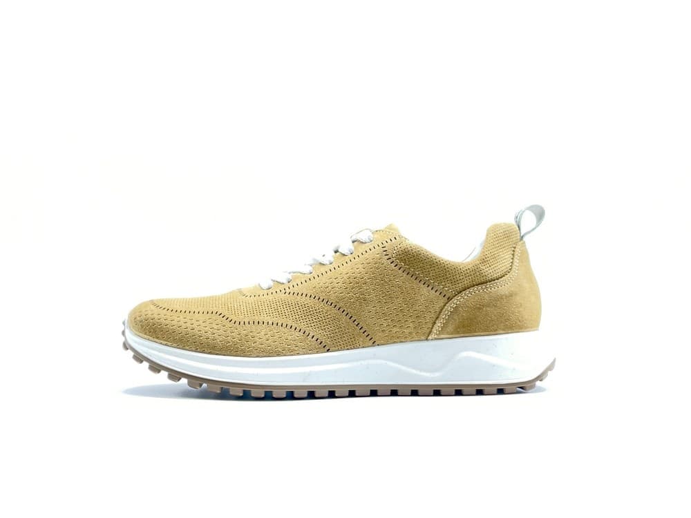 IGI &amp; CO.. Sneakers uomo in suede senape in prodotto Calzature Durello - Agna, commercioVirtuoso.it
