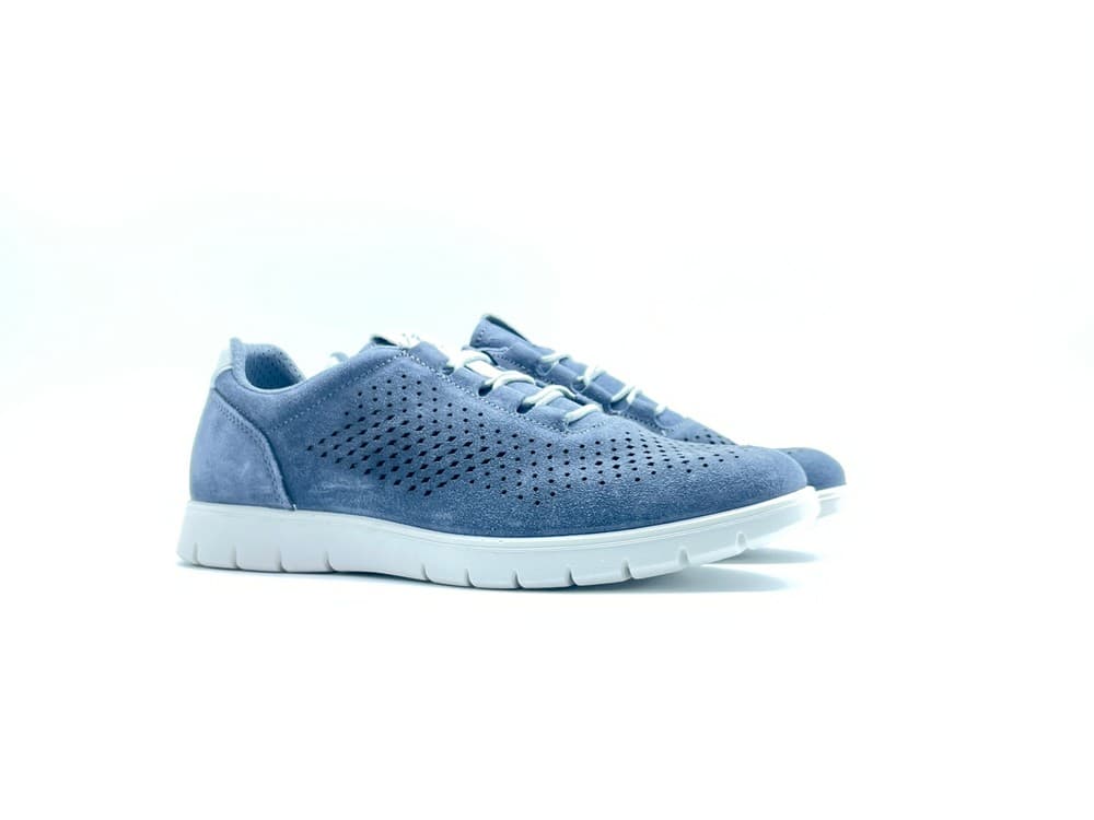 IGI &amp; CO.. Sneakers uomo scamosciata jeans - 6