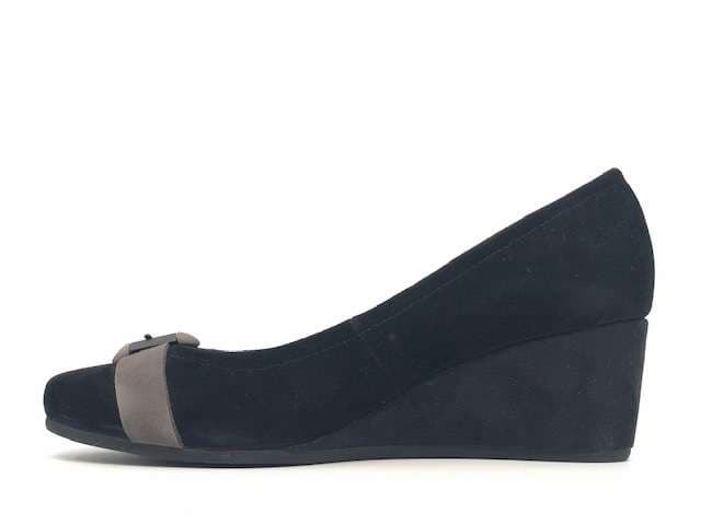 LAURA BIAGIOTTI décolleté donna scamosciate nere con zeppa in Sneaker casual Calzature Durello - Agna, commercioVirtuoso.it