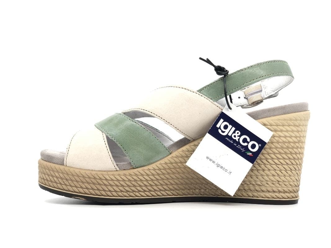 IGI &amp; CO. Zeppa donna Avorio Salvia in Sneaker casual Calzature Durello - Agna, commercioVirtuoso.it