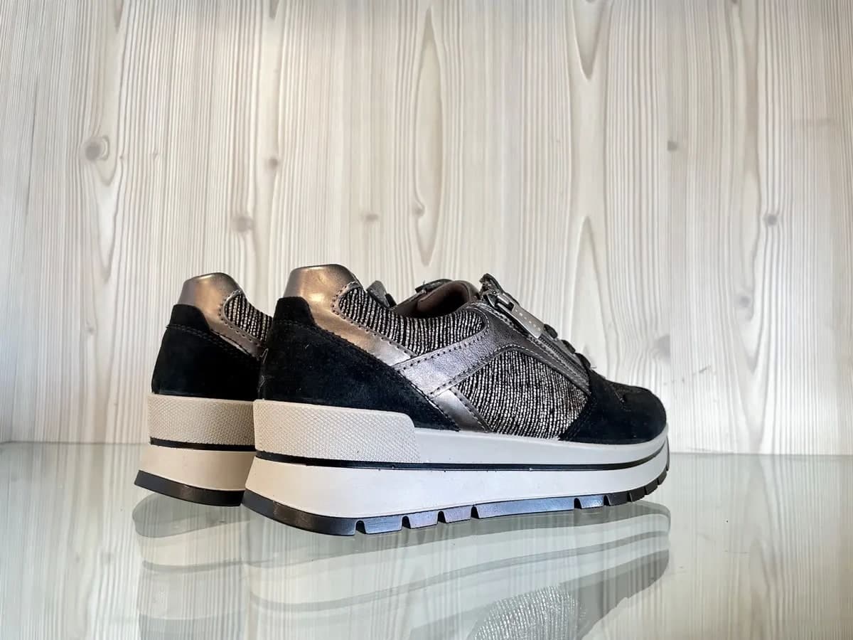 IGI &amp; CO. Sneakers Donna con zip Carbone Bronzo in Sneaker casual Calzature Durello - Agna, commercioVirtuoso.it