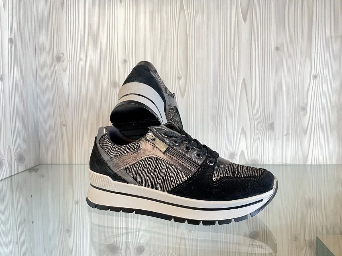 IGI &amp; CO. Sneakers Donna con zip Carbone Bronzo in Sneaker casual Calzature Durello - Agna, commercioVirtuoso.it