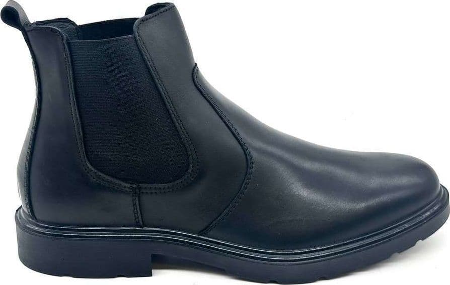 Igi &amp; Co. chelsea boots uomo pelle nera elastici laterali