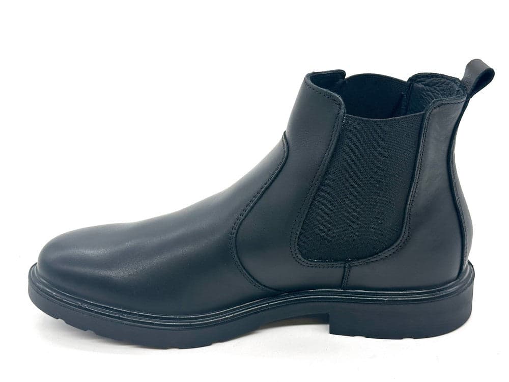 Igi &amp; Co. chelsea boots uomo pelle nera elastici laterali in Stivali Calzature Durello - Agna, commercioVirtuoso.it
