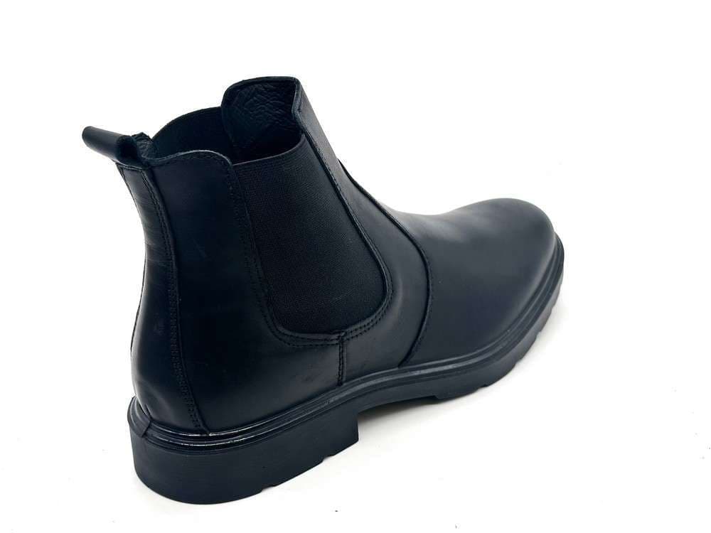 Igi &amp; Co. chelsea boots uomo pelle nera elastici laterali - 4