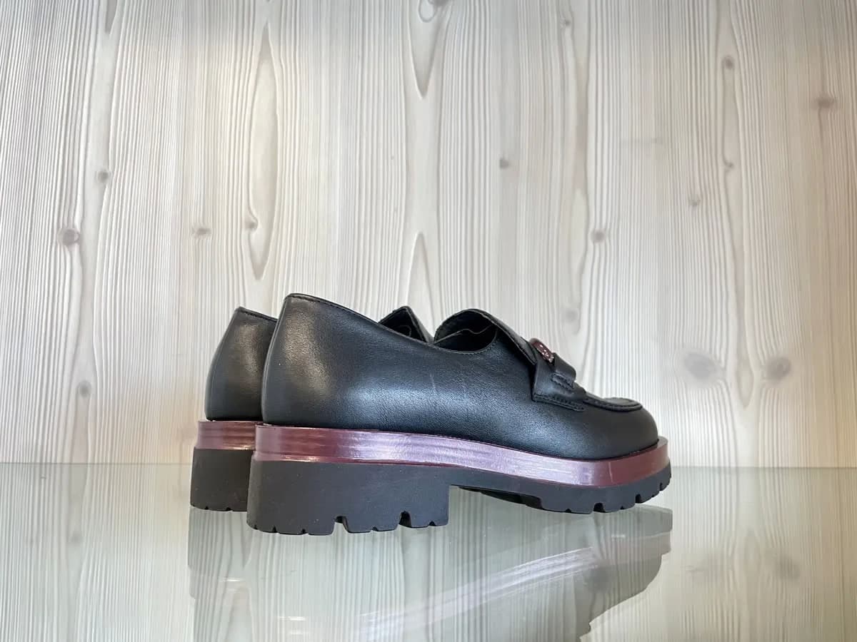 IGI &amp; CO. Mocassino Donna Nero e Bordo in Loafer e mocassini Calzature Durello - Agna, commercioVirtuoso.it