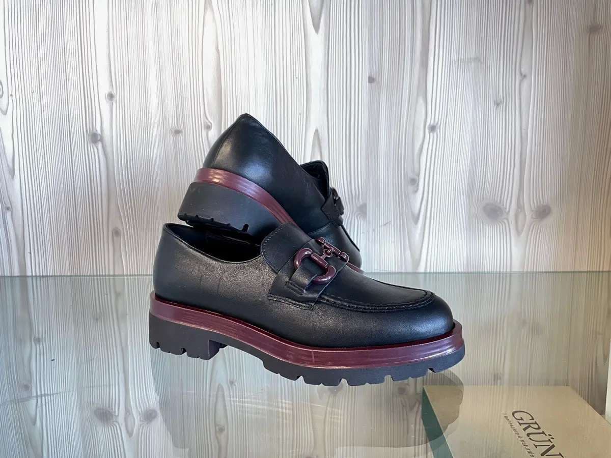 IGI &amp; CO. Mocassino Donna Nero e Bordo in Loafer e mocassini Calzature Durello - Agna, commercioVirtuoso.it