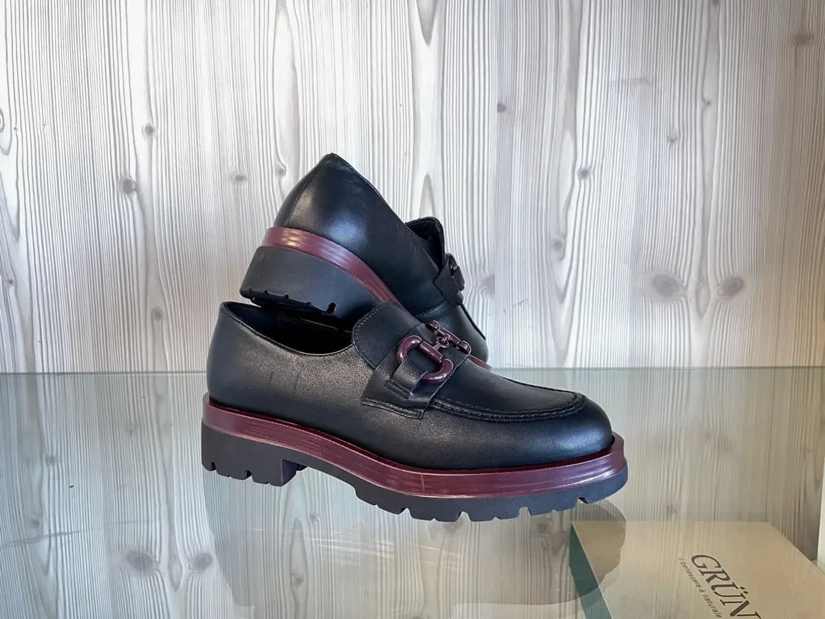 IGI &amp; CO. Mocassino Donna Nero e Bordo in Loafer e mocassini Calzature Durello - Agna, commercioVirtuoso.it