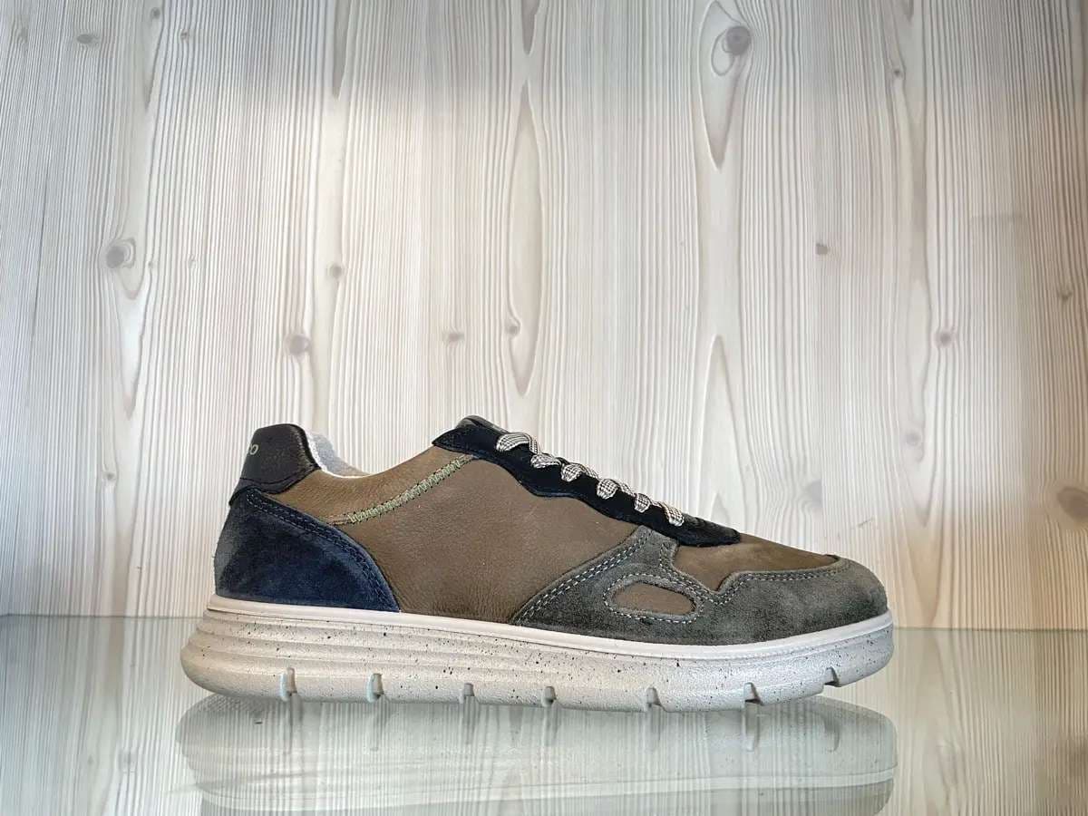 IGI &amp; CO. Sneakers uomo in pelle scamosciata e nabuk Bosco Fango in Sneaker casual Calzature Durello - Agna, commercioVirtuoso.it