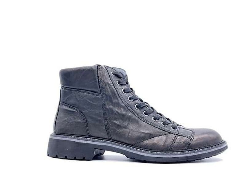IGI &amp; CO. Scarponcino Uomo Stropicciato Nero in Stivali Calzature Durello - Agna, commercioVirtuoso.it