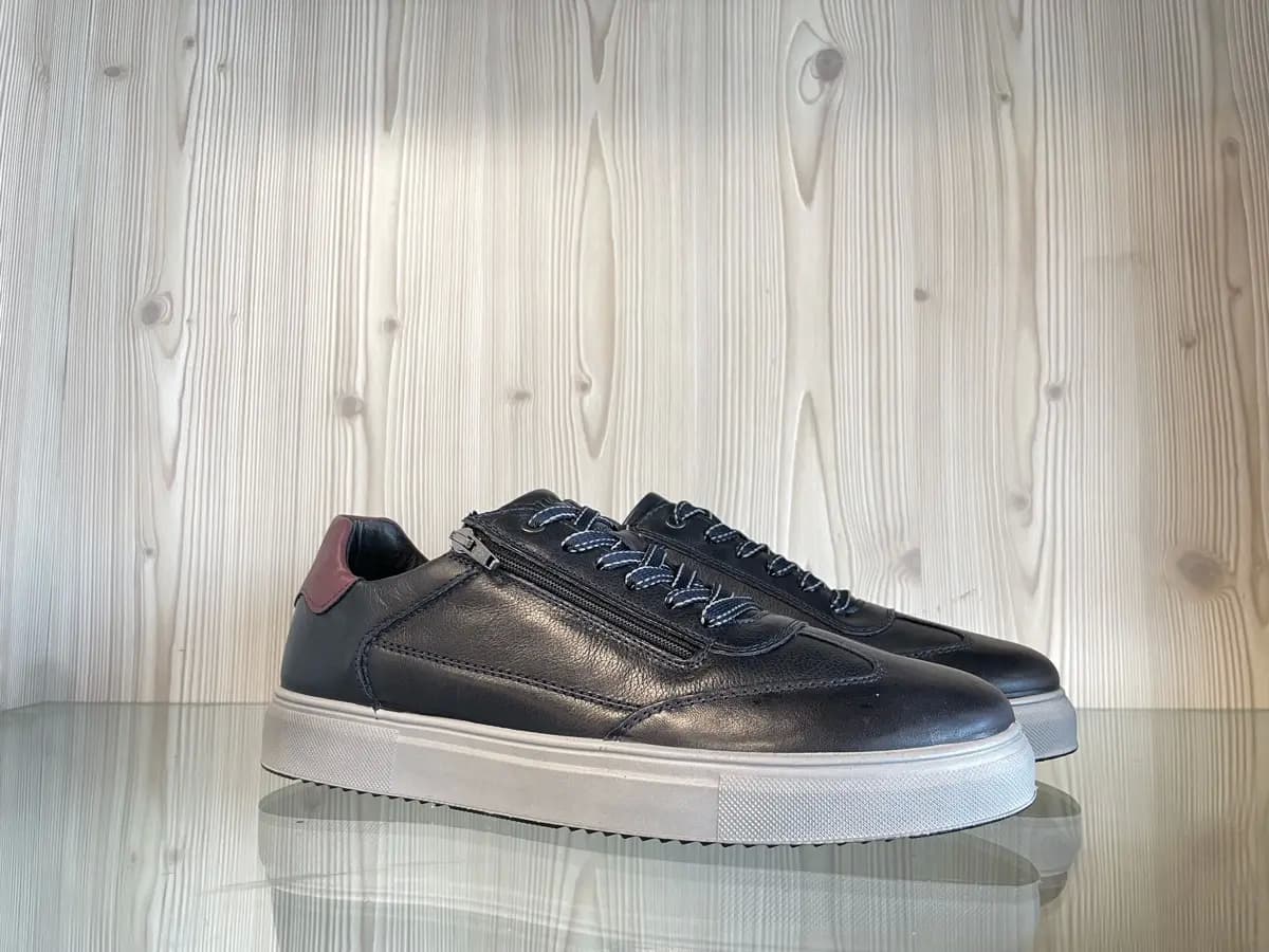 IGI &amp; CO. Sneakers uomo in pelle Blu notte - 6