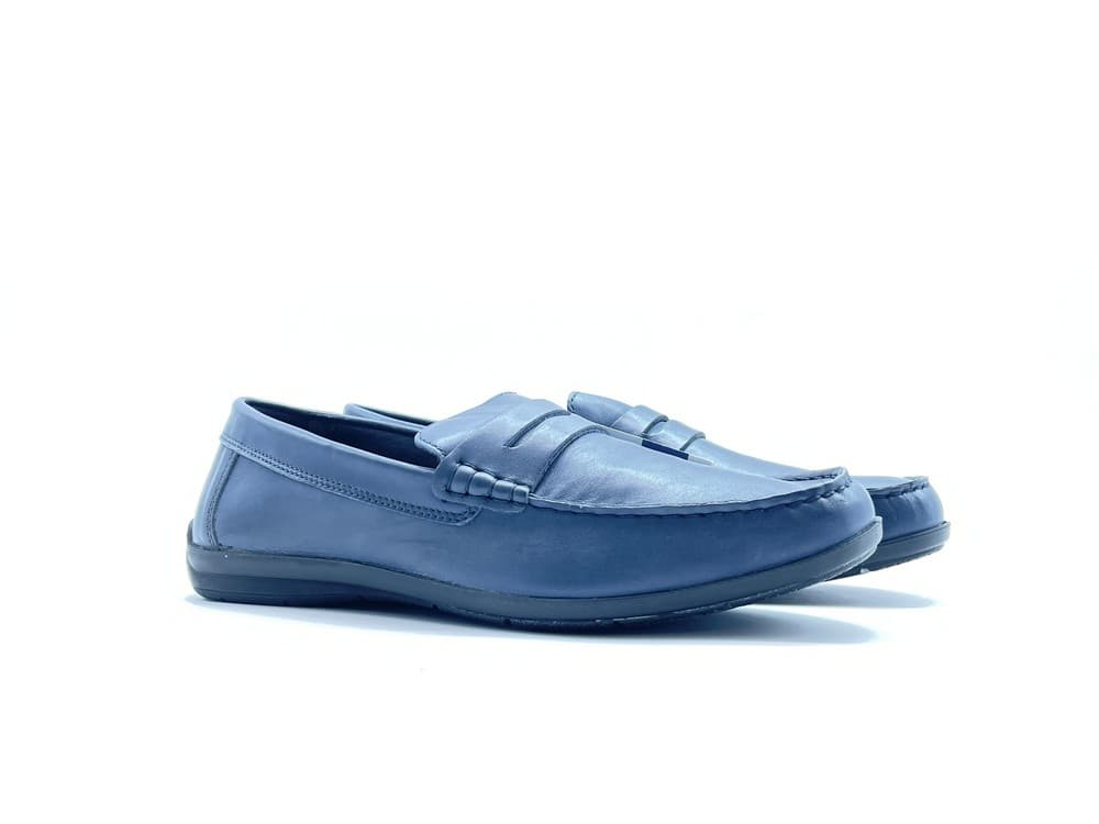 IGI &amp; CO.. Mocassino uomo vitello alfa blu - 5
