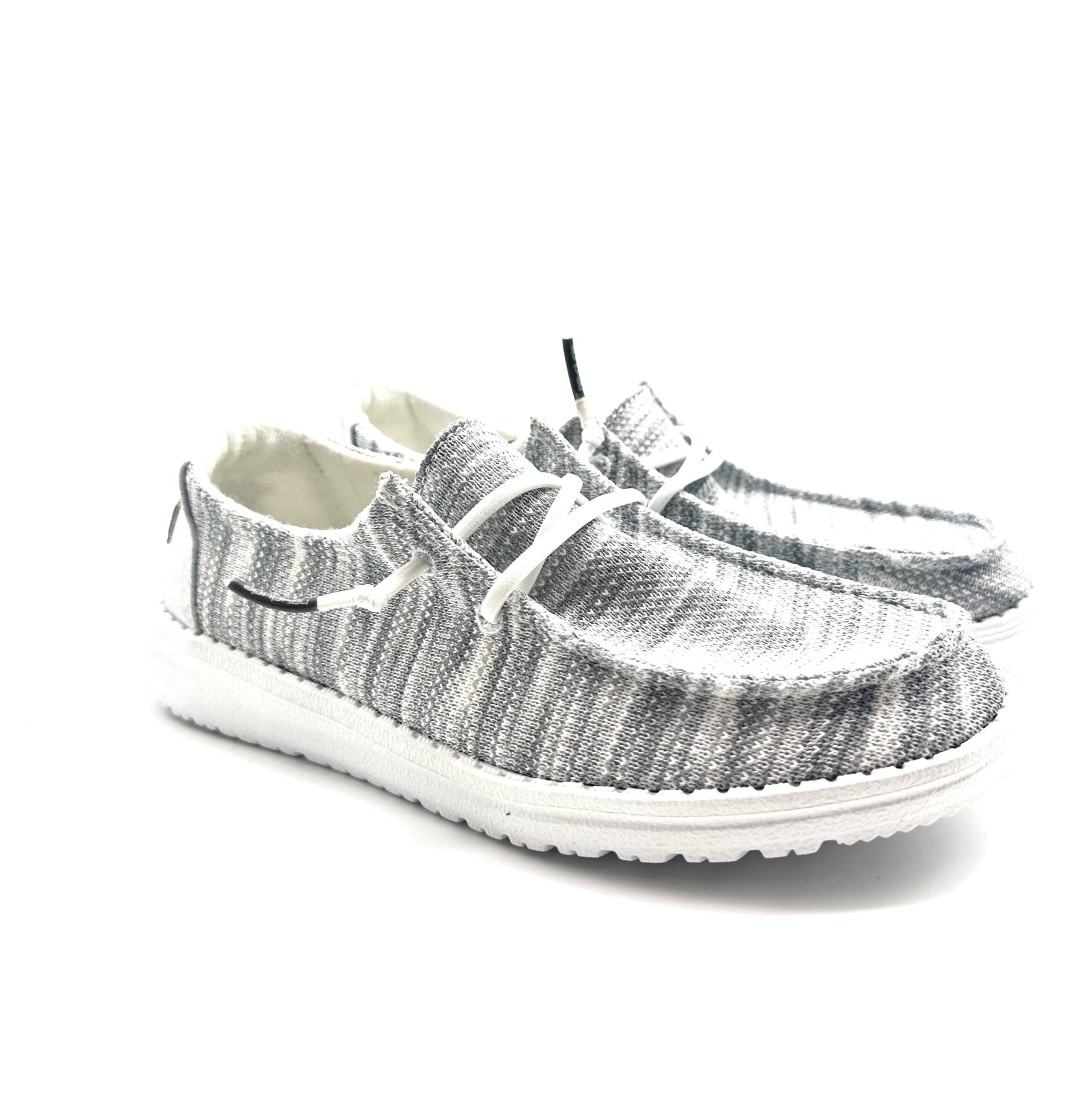 HEY DUDE WENDY SOX GREY mocassino donna grigio - 6