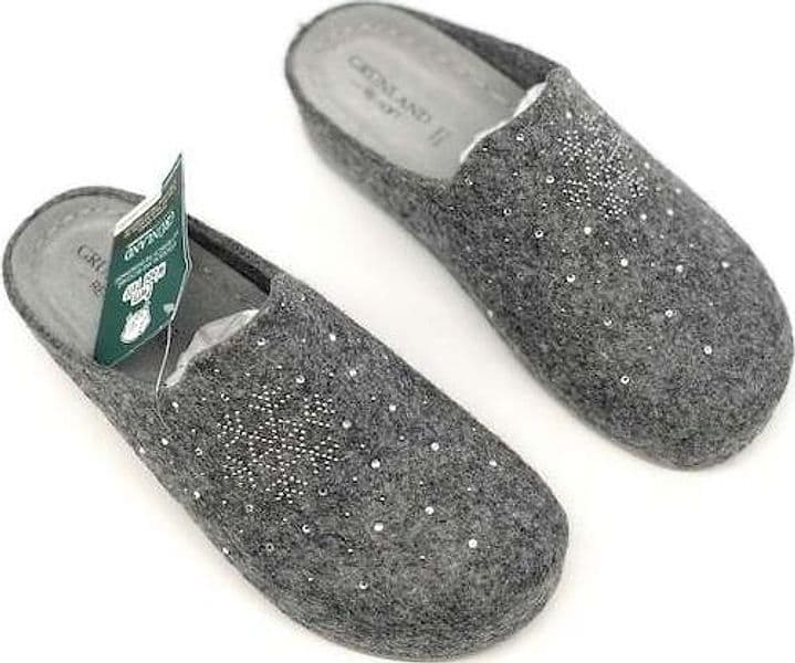 GRUNLAND Ciabatta donna chiusa Prau Grigio in Pantofole Calzature Durello - Agna, commercioVirtuoso.it