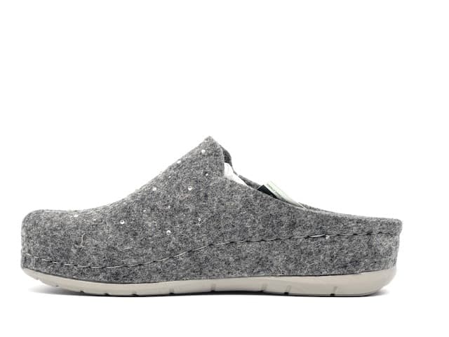 GRUNLAND Ciabatta donna chiusa Prau Grigio in Pantofole Calzature Durello - Agna, commercioVirtuoso.it
