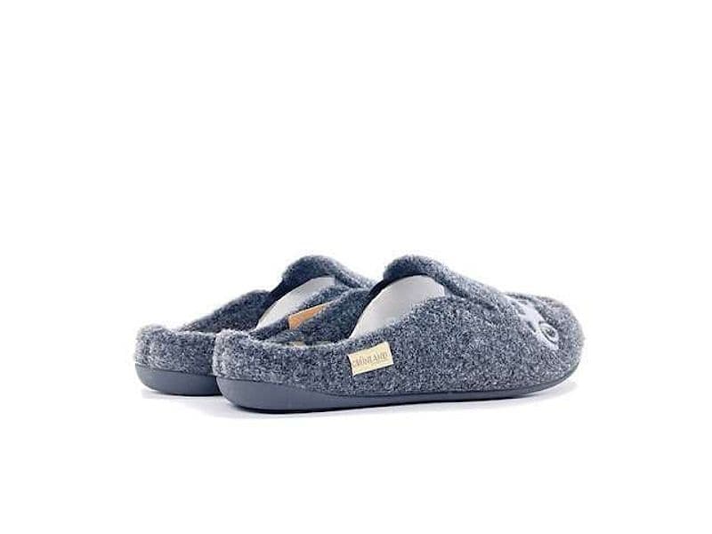 GRUNLAND Ciabatte chiuse uomo LECY THINK DIFFERENT Antracite in Pantofole Calzature Durello - Agna, commercioVirtuoso.it