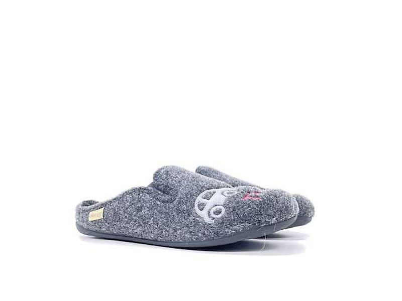 GRUNLAND Ciabatte chiuse uomo LECY THINK DIFFERENT Antracite in Pantofole Calzature Durello - Agna, commercioVirtuoso.it
