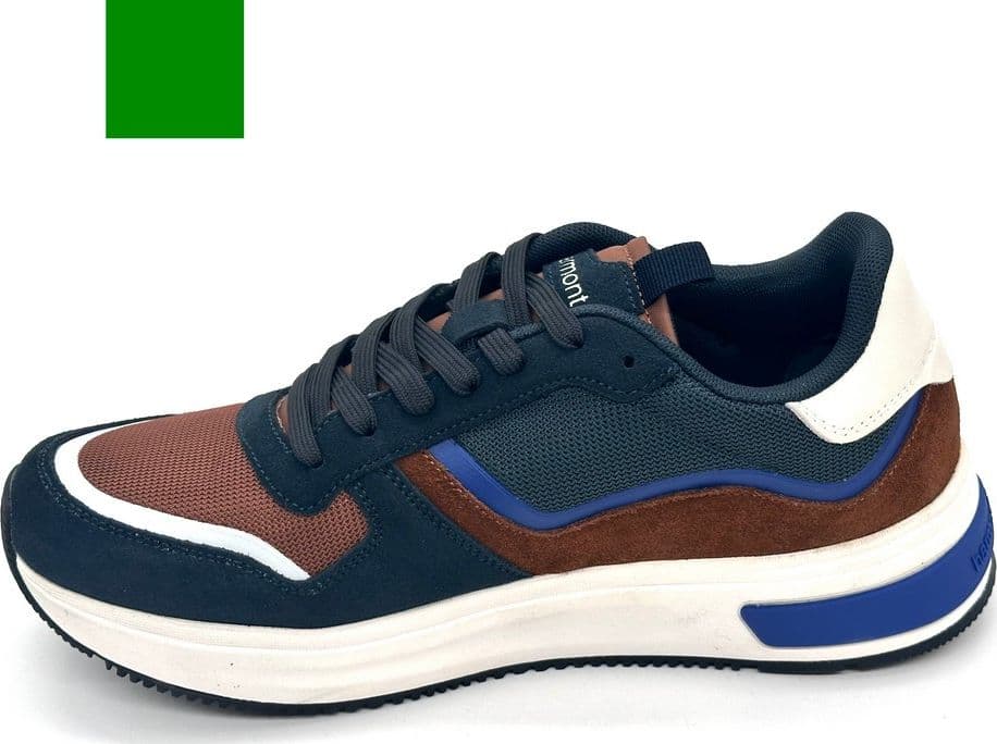 Harmont &amp; Blaine sneakers uomo scamosciate blu e marroni dettagli avio in Sneaker casual Calzature Durello - Agna, commercioVirtuoso.it