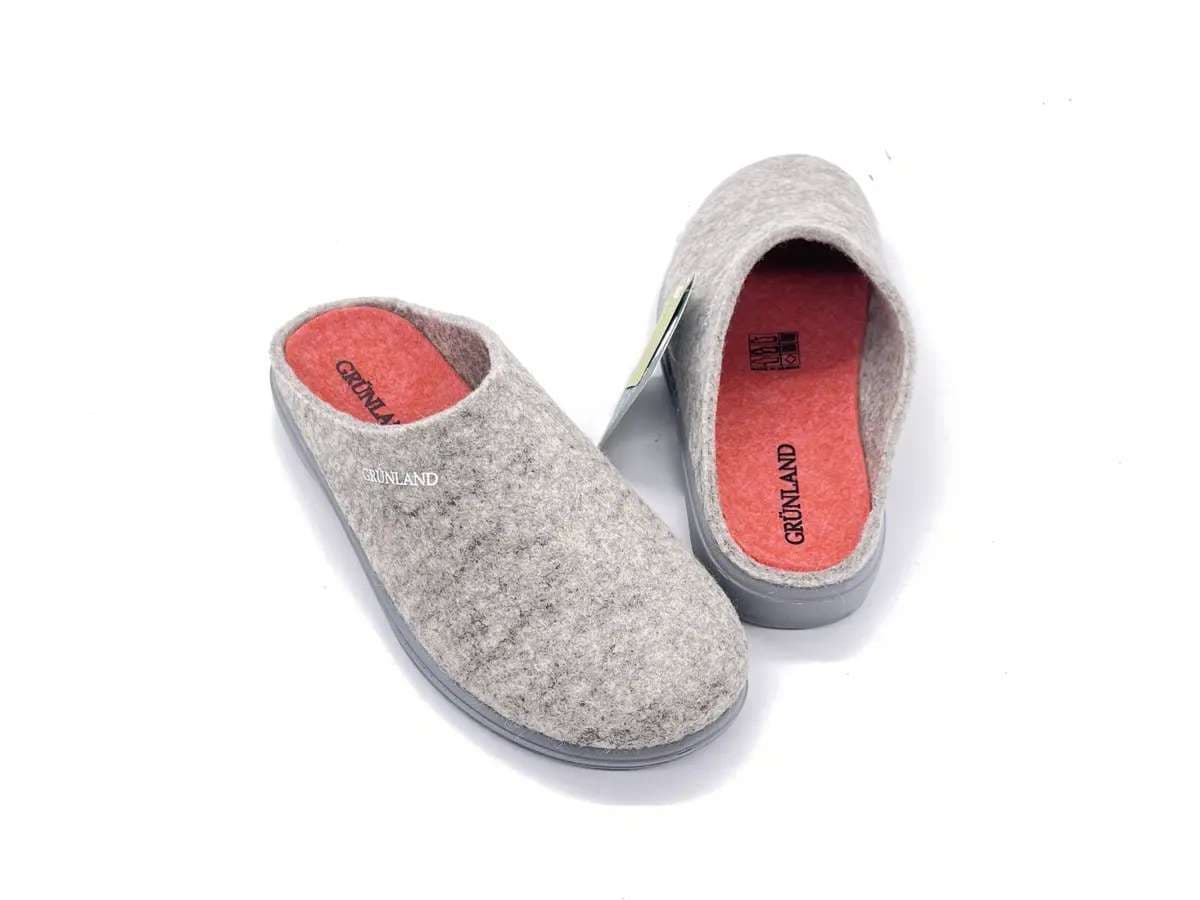 GRUNLAND Ciabatte Chiuse Donna Rama Beige Zucca - 6