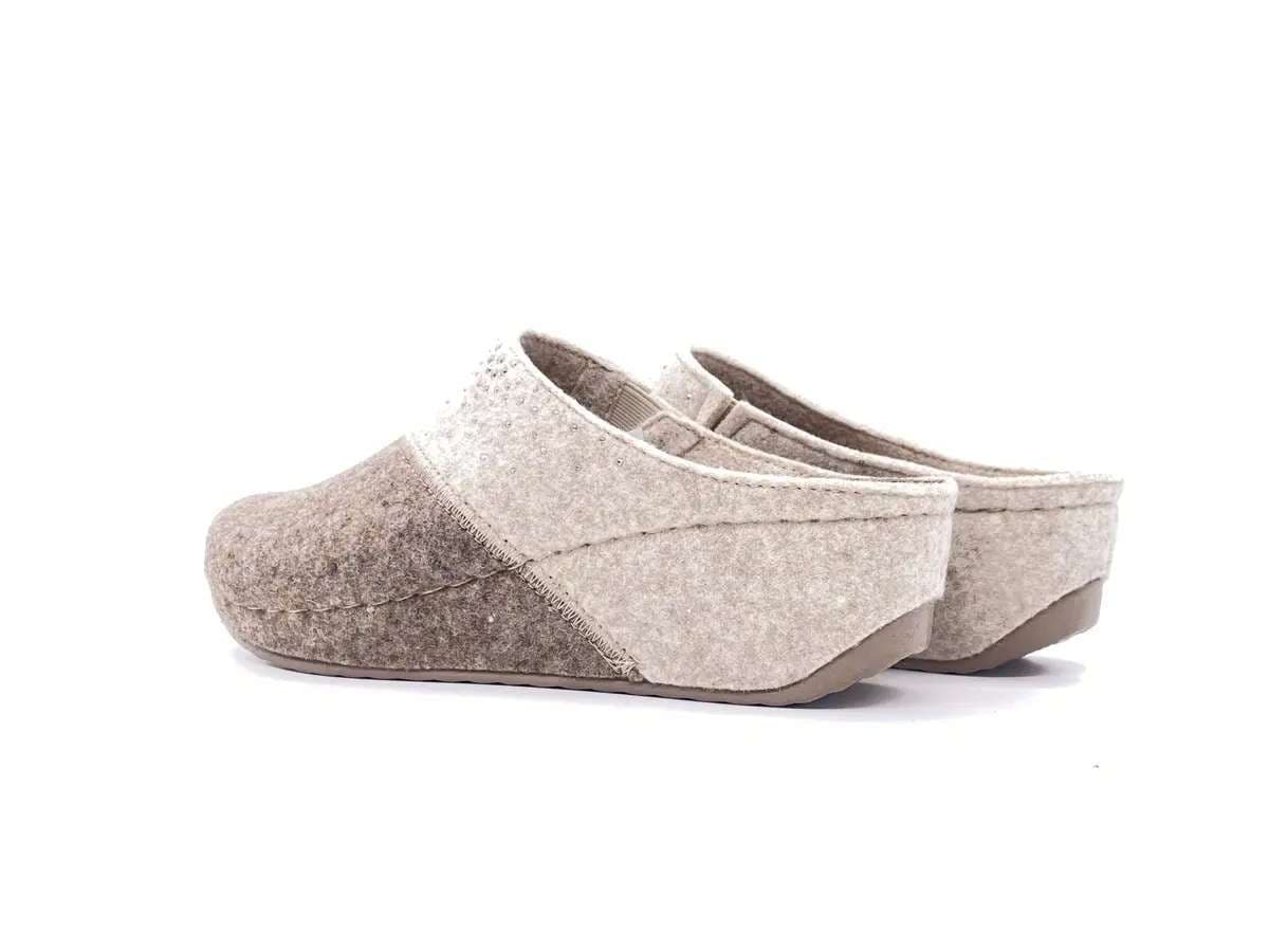 GRUNLAND Ciabatte Chiuse Donna Rapy tortora Panna in Pantofole Calzature Durello - Agna, commercioVirtuoso.it