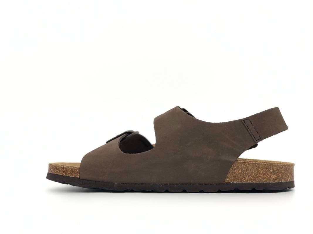 GRUNLAND Sandalo uomo Robi Marrone in Pantofole Calzature Durello - Agna, commercioVirtuoso.it