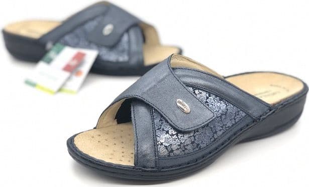GRUNLAND Ciabatte donna CE067468 blu in Infradito e ciabatte da spiaggia Calzature Durello - Agna, commercioVirtuoso.it