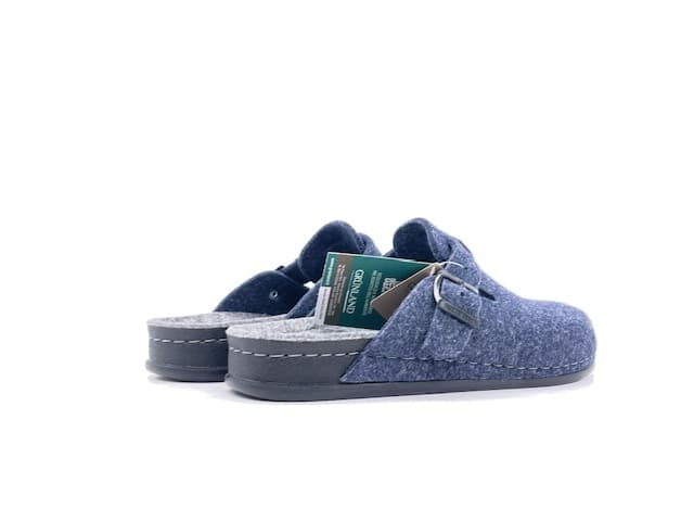 GRUNLAND Ciabatte Uomo Reps Blu - Grigio in Pantofole Calzature Durello - Agna, commercioVirtuoso.it