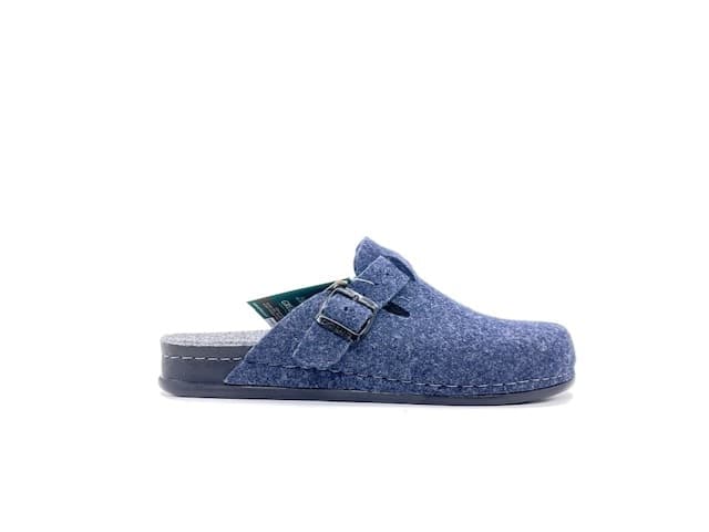 GRUNLAND Ciabatte Uomo Reps Blu - Grigio in Pantofole Calzature Durello - Agna, commercioVirtuoso.it