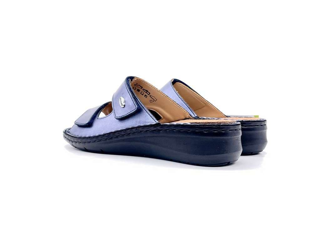 GRUNLAND Ciabatta Donna Dami Blu Due Strappi in Infradito e ciabatte da spiaggia Calzature Durello - Agna, commercioVirtuoso.it