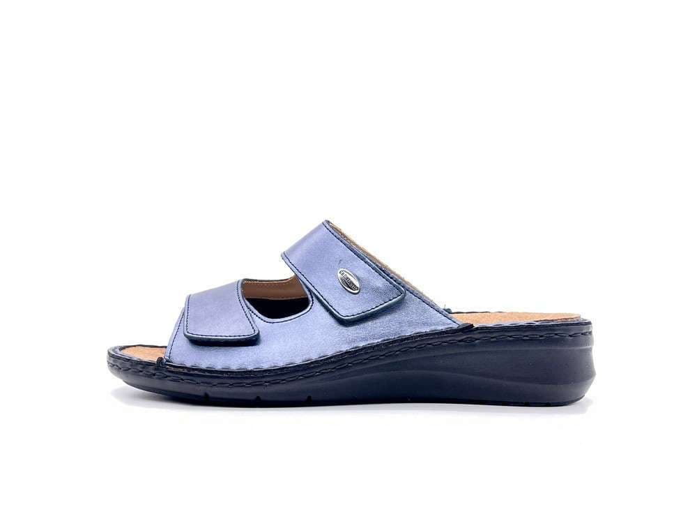 GRUNLAND Ciabatta Donna Dami Blu Due Strappi in Infradito e ciabatte da spiaggia Calzature Durello - Agna, commercioVirtuoso.it