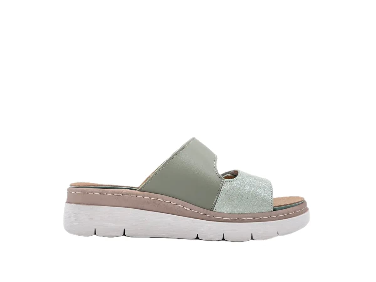 GRUNLAND MOLL Ciabatte donna menta in Ciabatte moda Calzature Durello - Agna, commercioVirtuoso.it