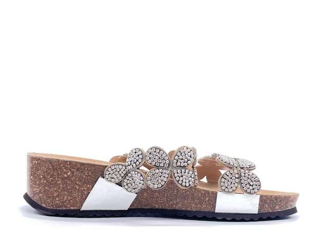 GRUNLAND Ciabatta donna Anin Argento in Zoccoli Calzature Durello - Agna, commercioVirtuoso.it