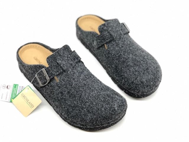 GRUNLAND Ciabatte chiuse uomo TOPP antracite in Pantofole Calzature Durello - Agna, commercioVirtuoso.it