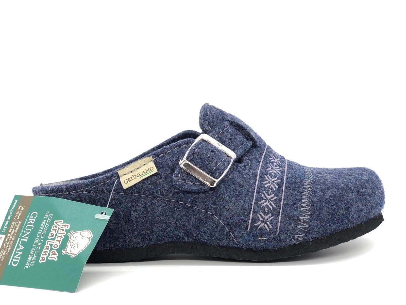 GRUNLAND Ciabatte donna GABY CI279744 blu in Infradito e ciabatte da spiaggia Calzature Durello - Agna, commercioVirtuoso.it